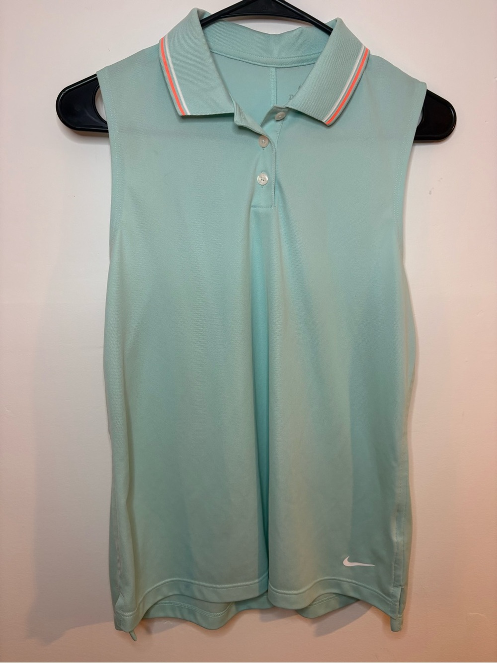 Nike | Racer Back Sleeveless Golf Polo - Teal ; Womens M